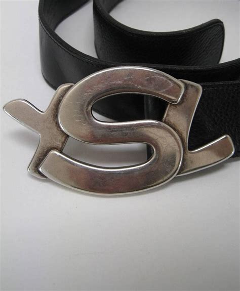 ysl silver belt|ysl belt used.